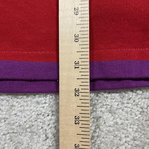 VTG Cross Creek Shirt Mens XL Multicolor Henley Rugby Striped Made USA 90s - Picture 6 of 7